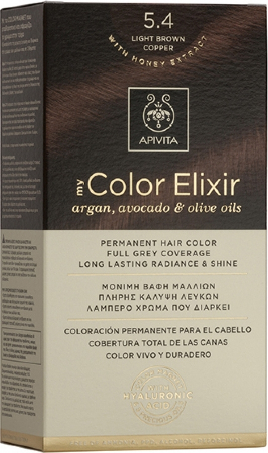 APIVITA - My Color Elixir No5.4 Καστανό Ανοιχτό - Χάλκινο 125ml