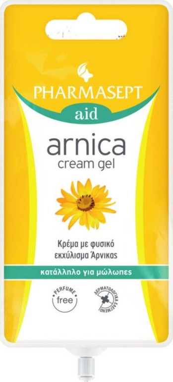 PHARMASEPT- Arnica Cream Gel Κρέμα Με Φυσικό Εκχύλισμα Άρνικας Κατάλληλο Για Μώλωπες 15ml