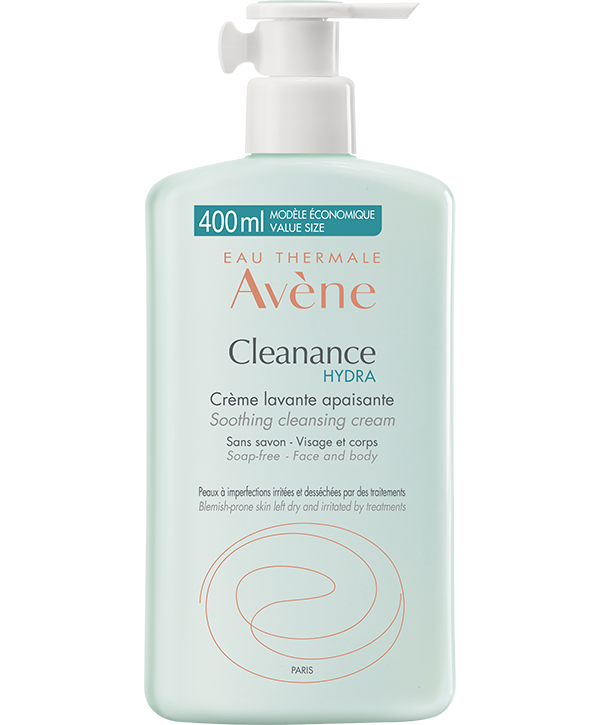 AVENE - Cleanance Hydra Creme Lavante Apaisante Κρέμα Καθαρισμού Προσώπου Για Δέρμα Υπό Ξηραντική Αγωγή 400ml