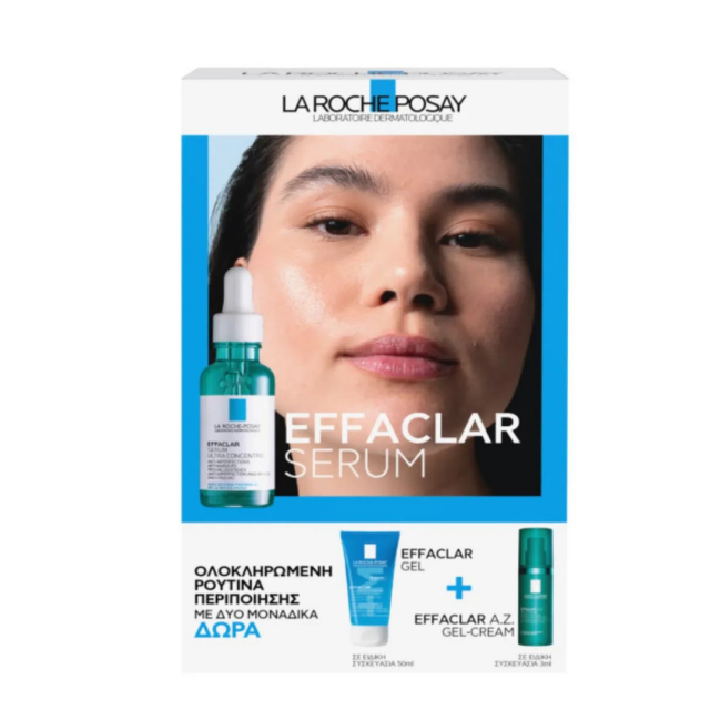 LA ROCHE POSAY - Promo Effaclar Serum 30ml & Δώρο Effaclar M Purifying Foaming Gel 50ml & Effaclar A.Z. Gel-Cream 3ml
