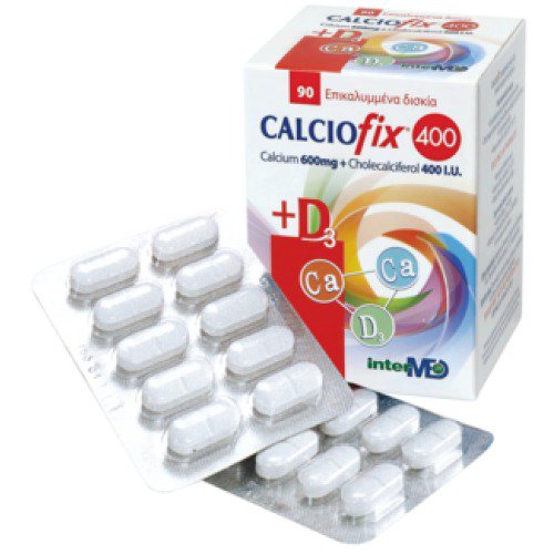 INTERMED - Calciofix 400 Συμπλήρωμα Διατροφής, 90 Ταμπλέτες