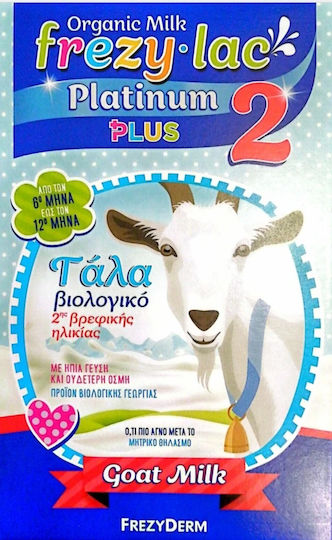 FREZYLAC - Platinum Plus 2 Κατσικίσιο Βιολογικό Γάλα για Βρέφη 6-12 μηνών 400gr