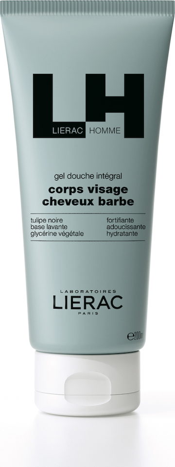 LIERAC - Homme Gel Douche Integral Τζελ Καθαρισμού για Σώμα, Πρόσωπο, Μαλλιά & Γένια, 200ml