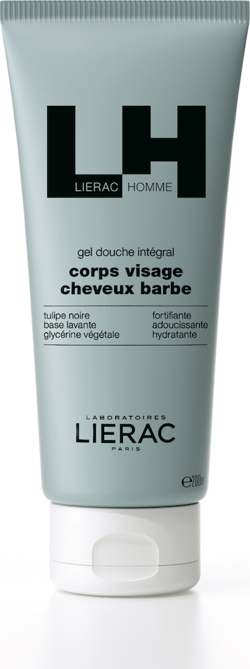 LIERAC - Homme Gel Douche Integral Τζελ Καθαρισμού για Σώμα, Πρόσωπο, Μαλλιά & Γένια 200ml