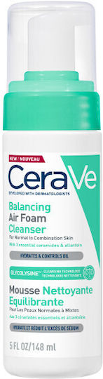 CERAVE - Balancing Air Foam Cleanser - Καθαριστικό Προσώπου για το Κανονικό έως Μικτό Δέρμα 148ml
