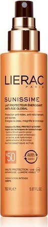 LIERAC - Sunissime Lait protecteur énergisant Anti-âge global SPF50 Aντηλιακό Γαλάκτωμα Προστασίας Σώματος SPF50 Ολικής Αντιγήρανσης Spray 150ml