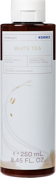 KORRES - White Tea Showergel Αρωματικό Αφρόλουτρο Με Ενυδατικούς Παράγοντες, 250ml