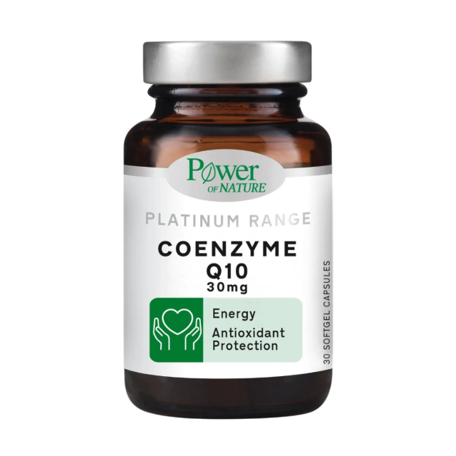 POWER HEALTH - Platinum Range Coenzyme Q10 30 mg Συμπλήρωμα Διατροφής με Συνένζυμο Q10 30 Κάψουλες