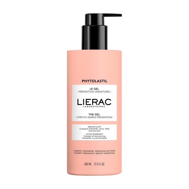 LIERAC - Phytolastil Stretch Mark Prevention Gel, Τζελ Πρόληψης Ραγάδων 400ml