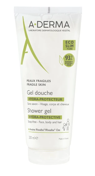 A-DERMA - Hydra-Protective Shower Gel  Αφρόλουτρο για Ευαίσθητες Επιδερμίδες 200ml