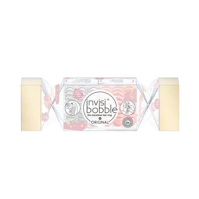 INVISIBOBBLE - Original Duo Cracker Better Than Lametta Λαστιχάκια Μαλλιών 6 Τεμάχια