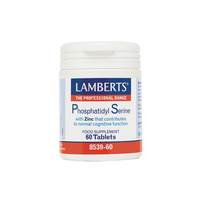 LAMBERTS - Phosphatidyl Serine Complex 100mg Για Την Διατήρηση Της Φυσιολογικής Γνωστικής Λειτουργίας 60 Ταμπλέτες
