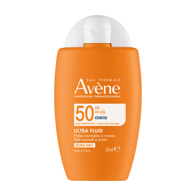 AVENE - Eau Thermale Ultra Fluid Invisible Λεπτόρευστη Αντηλιακή Προσώπου SPF50 50ml