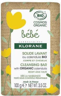 KLORANE - Bebe Cleansing Bar with Organic Calendula 100gr