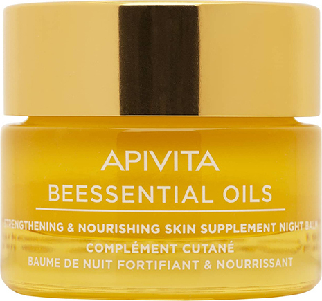 APIVITA - Beessential Oils Night Balm Προσώπου Νύχτας Συμπλήρωμα Ενδυνάμωσης και Θρέψης 15ml