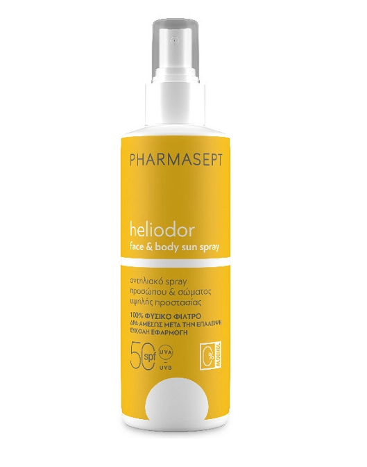 PHARMASEPT - Heliodor Αδιάβροχο Παιδικό Αντηλιακό Spray SPF50 165ml