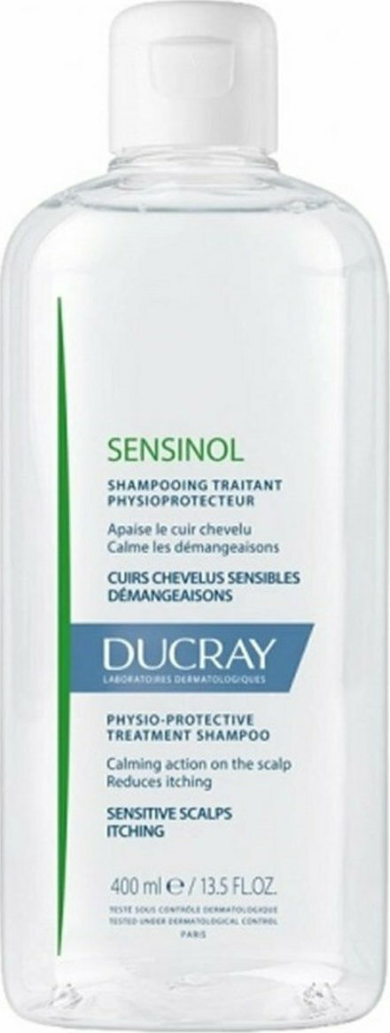 DUCRAY - Sensinol Physio-Protective Treatment Shampoo, Σαμπουάν που Ανακούφισης από Κνησμό & Ερεθισμούς, 400ml