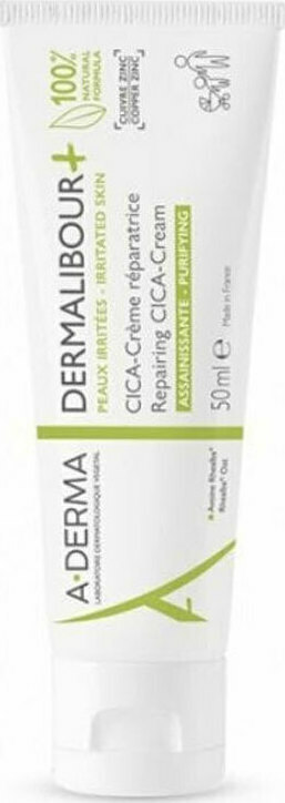 A-DERMA - Dermalibour Cica Cream Επανορθωτική Κρέμα Κατά Των Ξηρών Ερεθισμών 50ml