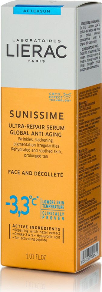 LIERAC - Sunissime Apres Serum Ορός Εξαιρετικής Επανόρθωσης Ολικής Αντιγήρανσης 30ml