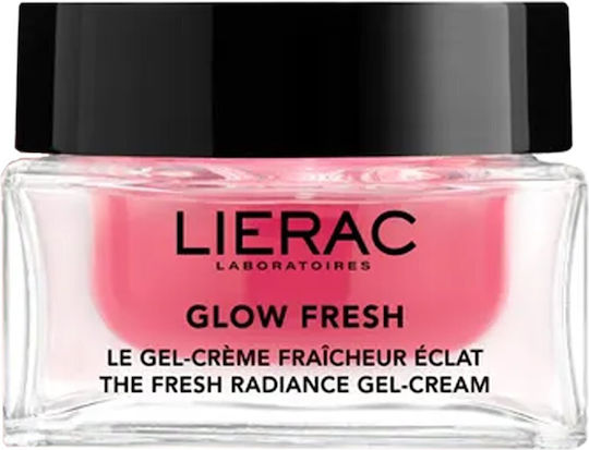 LIERAC - Glow Fresh The Fresh Radiance Gel-Cream - Ανάλαφρη Gel-Κρέμα Προσώπου για Λάμψη & Επαναπύκνωση 50ml