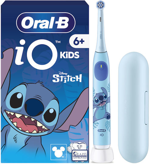 ORAL-B - iO Kids 6+ Stitch Παιδική Ηλεκτρική Οδοντόβουρτσα με Θήκη Ταξιδιού