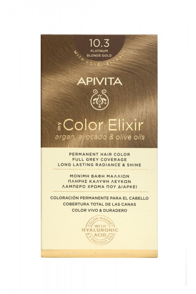 APIVITA - My Color Elixir No10.3 Κατάξανθο Χρυσό 125ml