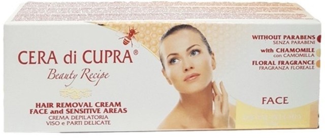 CERA DI CUPRA - Beauty Recipe - Κρέμα Αποτρίχωσης Προσώπου & Σώματος με Χαμομήλι & Κερί Μελισσών 50ml