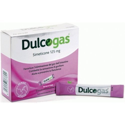 DULCOGAS - Simethicone 125mg 18 Φακελίσκοι