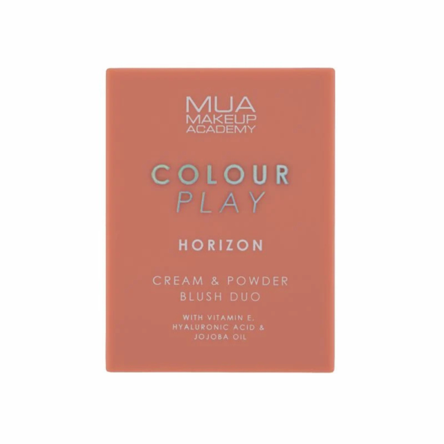 MUA - Colour Play Cream & Powder Blush Duo Horizon Κρεμώδες Πουδρένιο Ρουζ