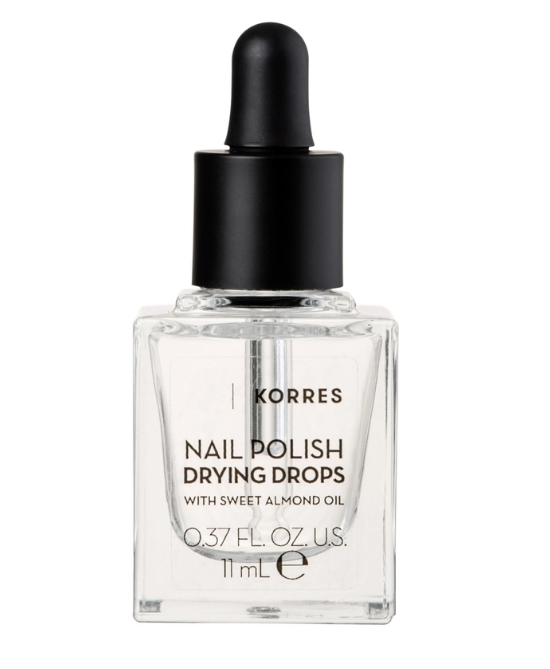 KORRES - Top Coat για Απλά Βερνίκια Drying Drops 11ml