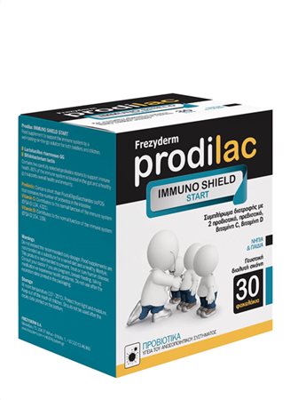 FREZYDERM - Prodilac Immuno Shield Start 30 Φακελάκια - Προβιοτικά Για Ενίσχυση Του Ανοσοποιητικού Για Νήπια & Παιδιά