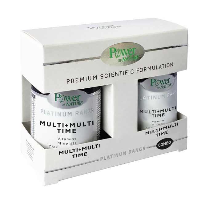 POWER HEALTH - Promo  Platinum Range Multi+Multi Time 2x30 ταμπλέτες