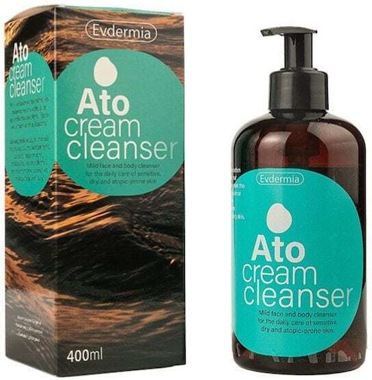 EVDERMIA - AtoCream Cleanser Ήπιο Καθαριστικό Προσώπου & Σώματος 400ml