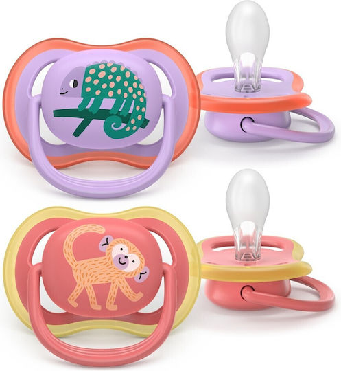 AVENT - Ultra Air Ορθοδοντικές Πιπίλες Σιλικόνης 18m+ Mixed Σχέδια 2τμχ