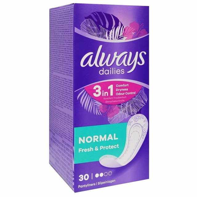 ALWAYS - Promo Dailies Normal Σερβιετάκια για Καθημερινή Χρήση, 30τμχ