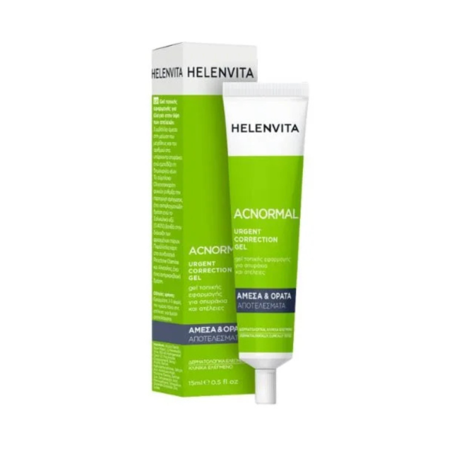Helenvita - ACNormall Urgent Correction Gel Τζελ Προσώπου Τοπικής Εφαρμογής Ενάντια στις Ατέλειες 15ml