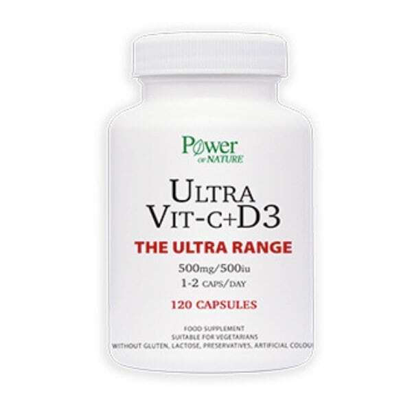 POWER HEALTH - Ultra Vit-C + D3 The Ultra Range 500mg, 120caps