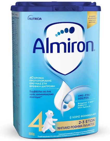 NUTRICIA - ALMIRON 4 Milk Γάλα Για Παιδιά Άνω Των 2-3 Ετών 800gr