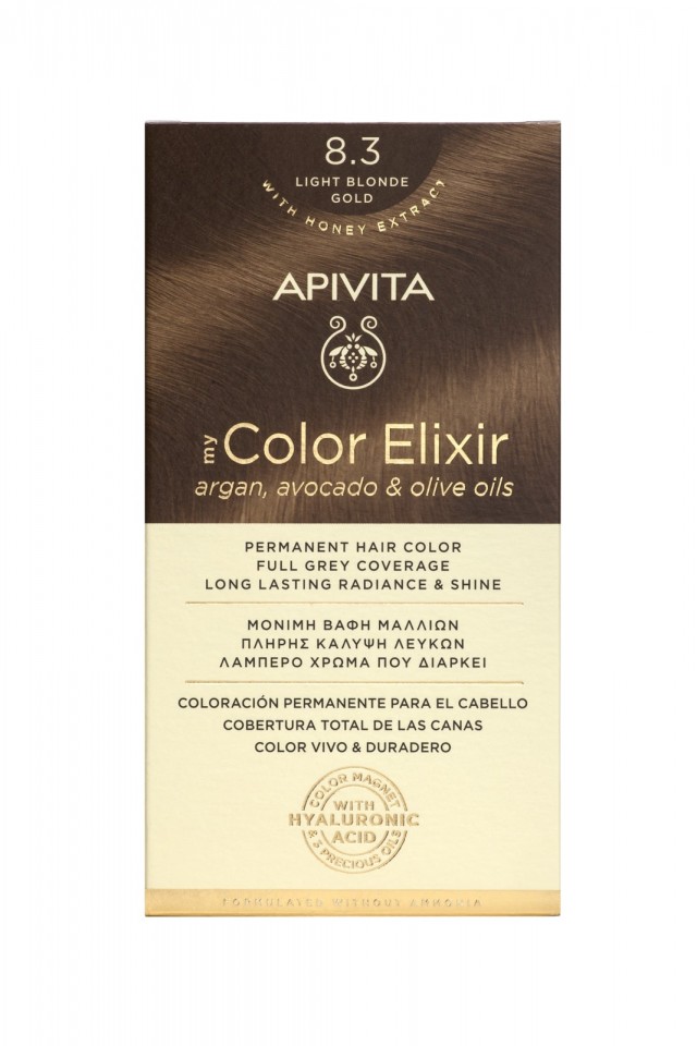 APIVITA - My Color Elixir No8.3 Ξανθό Ανοιχτό Χρυσό 125ml