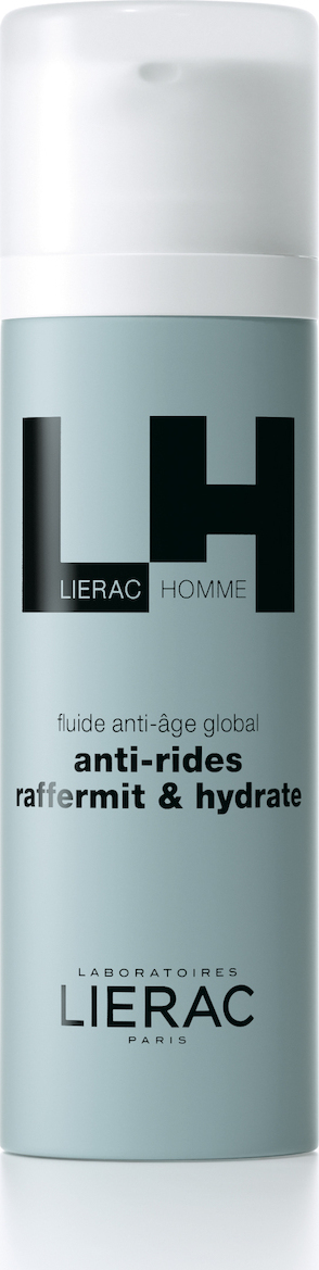 LIERAC - Homme Fluide Antiage Global Λεπτόρρευστη Κρέμα με Ολοκληρωμένη Αντιγηραντική Δράση 50ml.