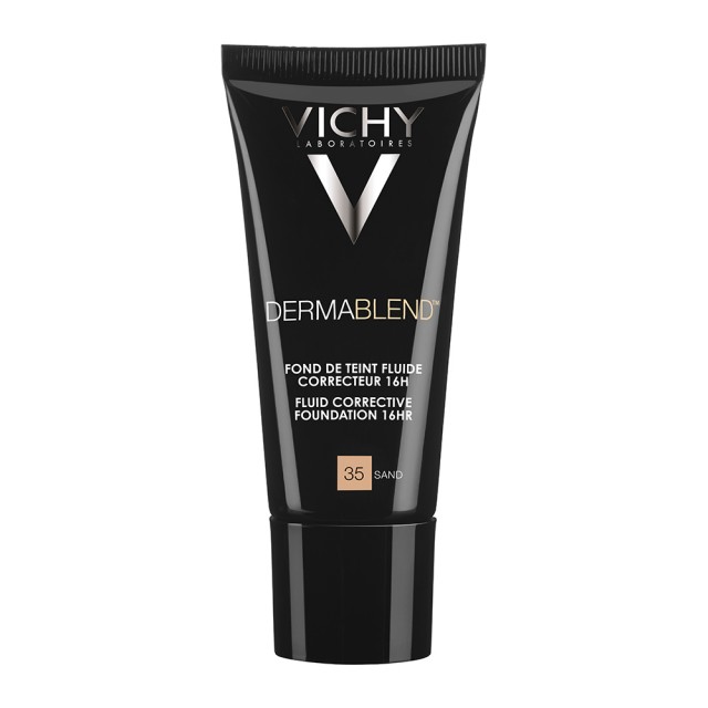 VICHY - Dermablend Fluid 35 Sand Διορθωτικό Υγρό Make-up Υψηλής Κάλυψης SPF35 30ml
