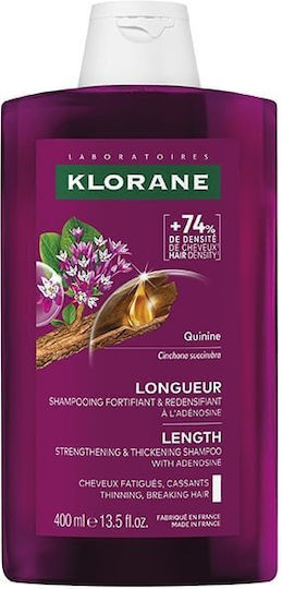 KLORANE - Quinine Croissance Growth Accelerating Shampoo Σαμπουάν Επιτάχυνσης της Ανάπτυξης Μαλλιών 400ml