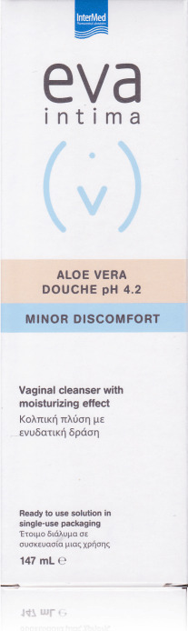 INTERMED - EVA Intima Aloe Vera Douche Gel PH4.2 Minor Discomfort Κολπική Πλύση Για Καθαρισμό - Ενυδάτωση 147ml