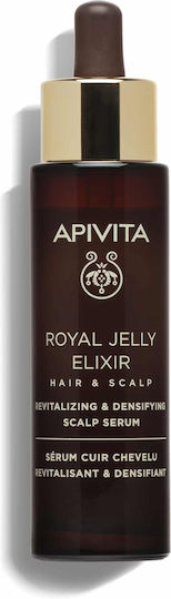 APIVITA - Royal Jelly Elixir Hair & Scalp Revitalizing & Densifying Serum Ορός Αναζωογόνησης & Πυκνότητας του Τριχωτού με Βασιλικό Πολτό 50ml