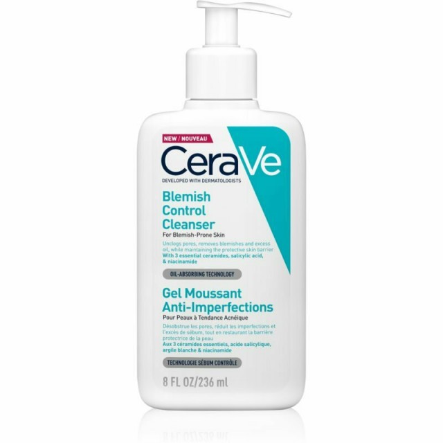 CERAVE - Blemish Control Cleanser - Τζελ Καθαρισμού Προσώπου Για Επιδερμίδες Με Ατέλειες 236ml