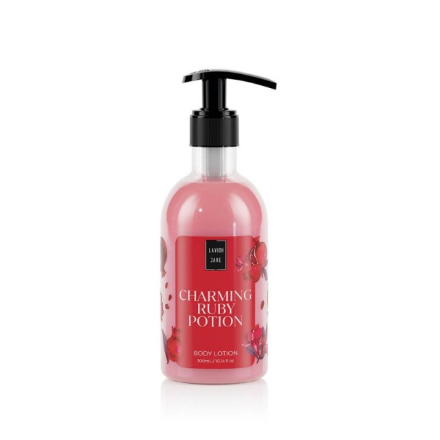 LAVISH CARE - Hand & Body Cream Charming Ruby Potion Κρέμα Χεριών & Σώματος Με Άρωμα Ρόδι 300ml