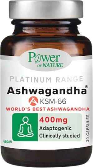 POWER HEALTH - Platinum Range Ashwagandha KSM-66 400 mg Vegan 30caps