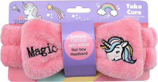 TAKE CARE - Unicorn Κορδέλα Μαλλιών για Μακιγιάζ & Περιποίηση Ροζ 1τμχ