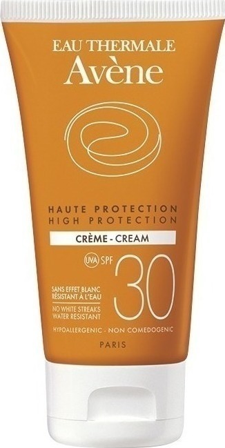 AVENE - Eau Thermale Sunscreen Cream Αντηλιακή Κρέμα Υψηλής Προστασίας SPF30 για Ξηρό Πολύ Ξηρό Δέρμα 50ml