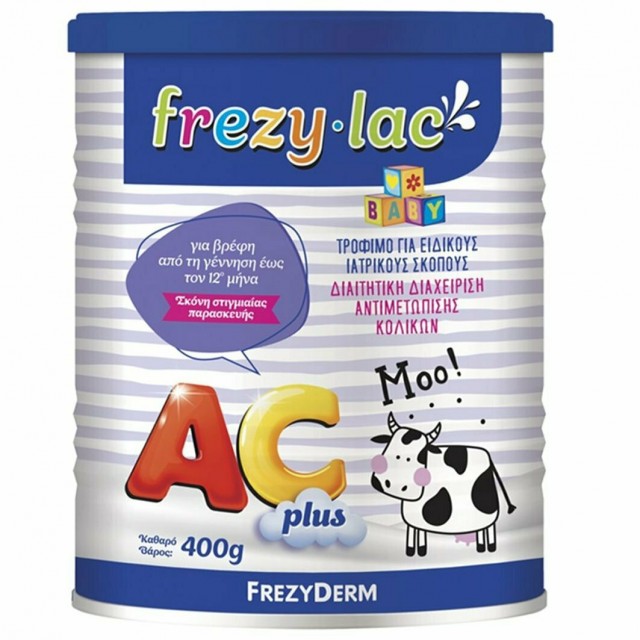 FREZYLAC -  AC Plus 0-12m Βρεφικό Γάλα Για Αντιμετώπιση Κολικών 400gr
